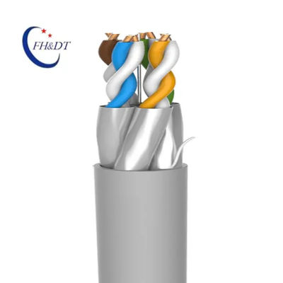 acheter Cable Ethernet LAN Cat6a protégé par U-FTP à basse fréquence d'interférence en PVC online manufacture