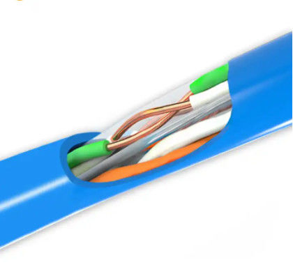 Un bon prix. Câble Ethernet d'OEM 1000MHz Cat7A 4 paires du bas d'interférence chat 7A de ftp en ligne
